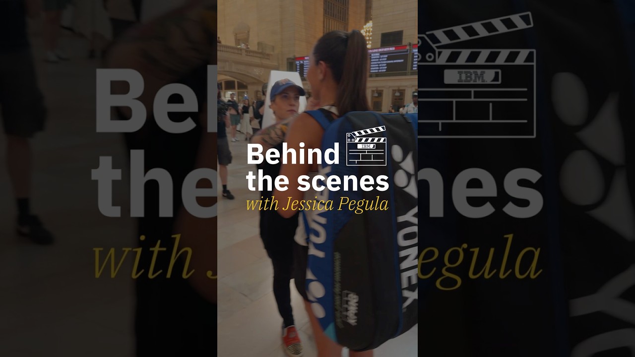Behind The Scenes with Jessica Pegula 🎬